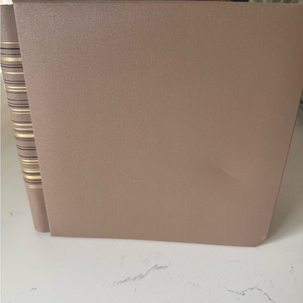 Creative Memories Tan/Brown 7x7 Scrapbook with 12 page